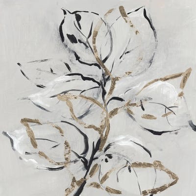 Golden Floral II by Lera art print