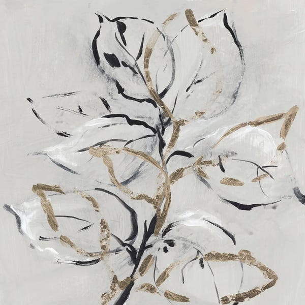 Lera: Golden Floral II by Lera