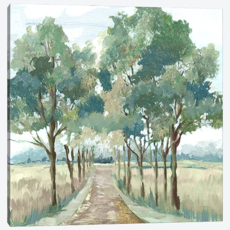 Green Landscape Reverie Canvas Print #LPI40} by Lera Canvas Art