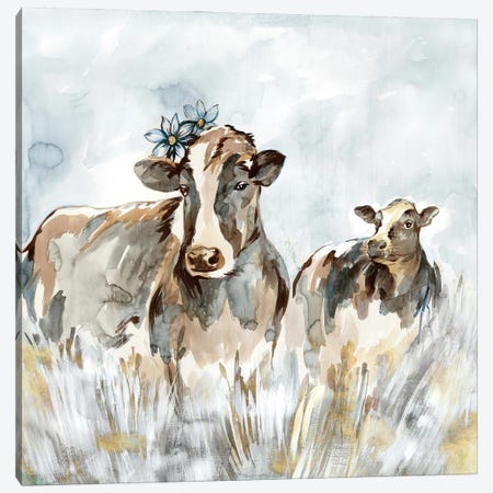 Harmony in the Pasture Canvas Print #LPI41} by Lera Canvas Artwork