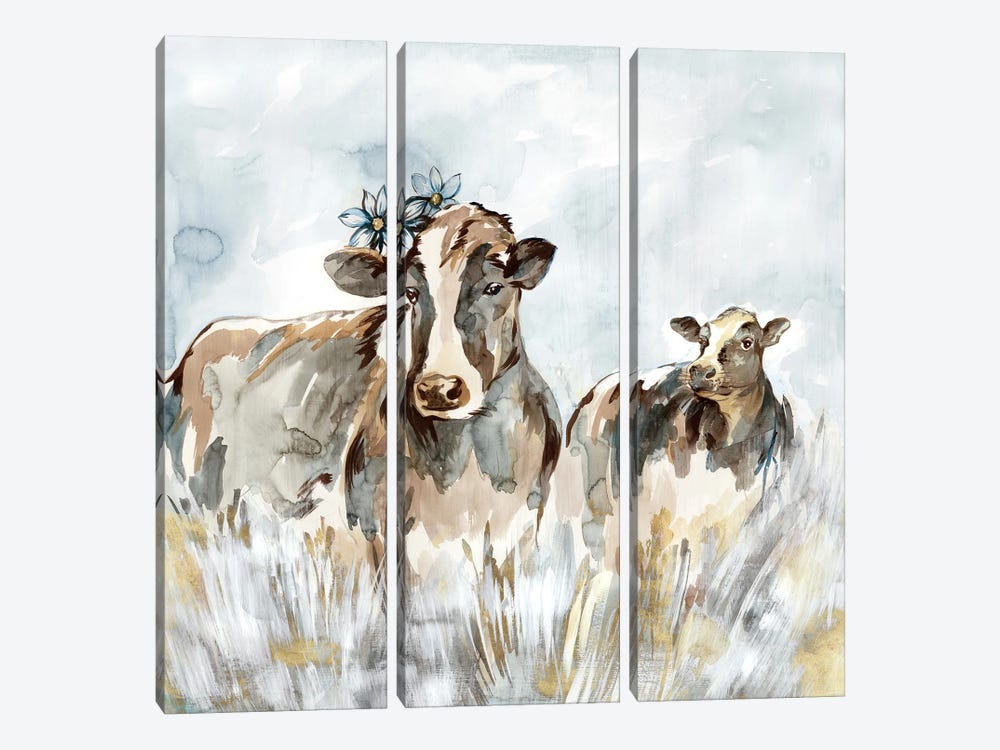 Harmony in the Pasture by Lera 3-piece Art Print