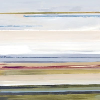 Horizons In Soft Pastel Hues by Lera art print