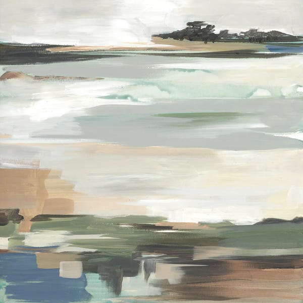 Lera: Tranquil Shoreline Reflections I by Lera