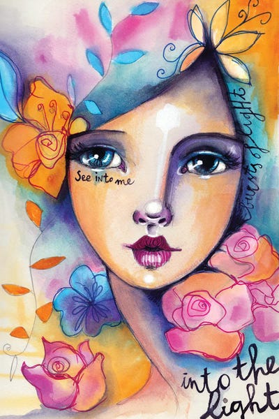 Into The Light by Tamara Laporte canvas print