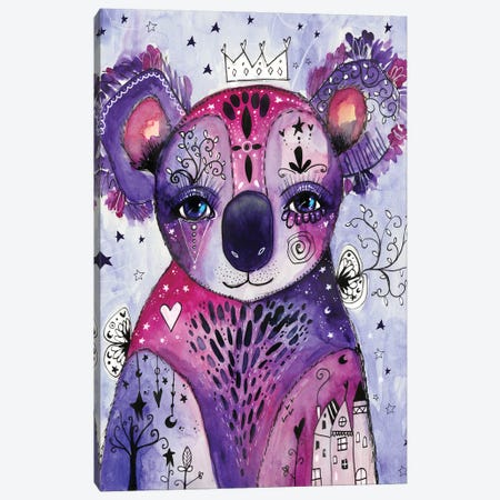 Koala Love Canvas Print #LPR107} by Tamara Laporte Canvas Artwork