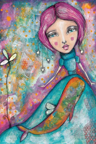 Lady Whale by Tamara Laporte canvas print