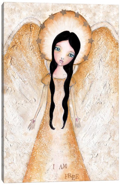 Angel Canvas Art Print - Religious Christmas Art