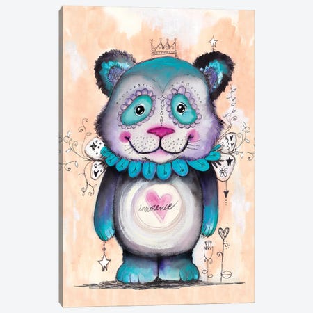 Love Bear Canvas Print #LPR119} by Tamara Laporte Canvas Wall Art