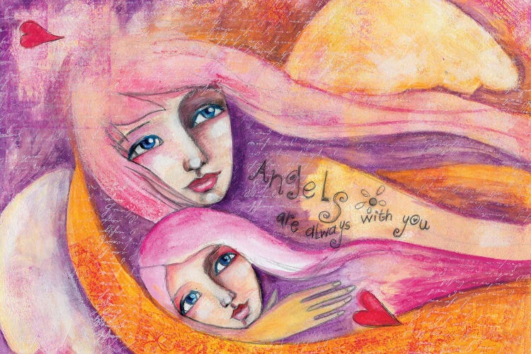 Angels Are With You by Tamara Laporte wall art