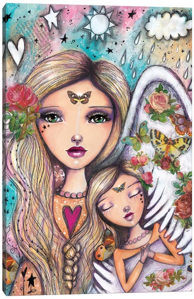 Angels With You Canvas Art Print