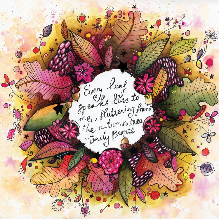 New Autumn Wreath With Quote