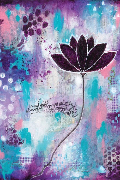 No Mud No Lotus by Tamara Laporte wall art