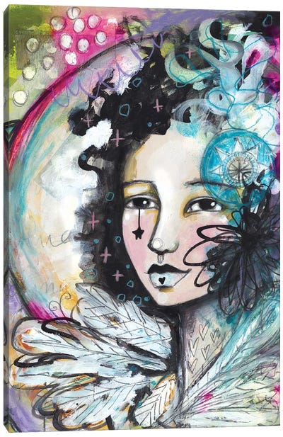 Out Of Magic She Rises Canvas Art Print - Tamara Laporte