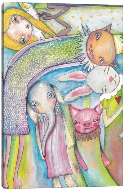 Animals Friends Canvas Art Print - Tamara Laporte