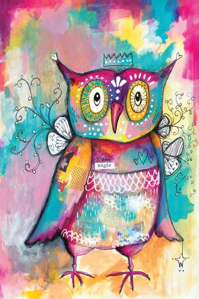 Animal Lover: Owl Of Wisdom by Tamara Laporte