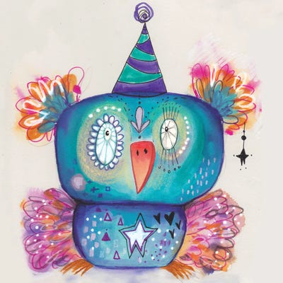 Party Bird by Tamara Laporte canvas print