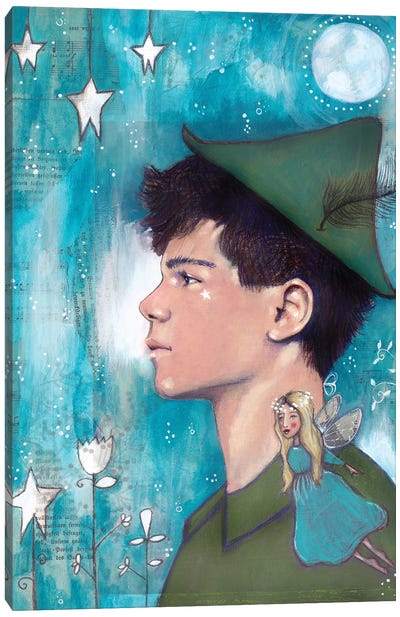 Peter Pan Canvas Art Print - Peter Pan