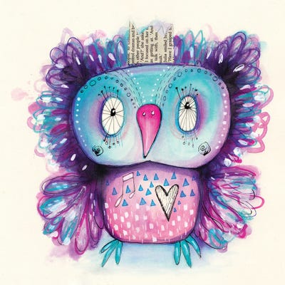 Purple Qb by Tamara Laporte canvas print