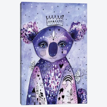 Quirky Koala Canvas Print #LPR160} by Tamara Laporte Art Print