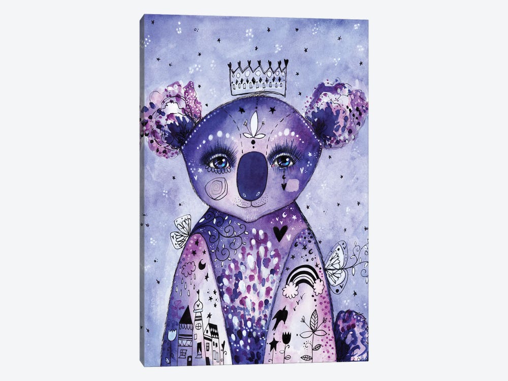 Quirky Koala by Tamara Laporte 1-piece Art Print