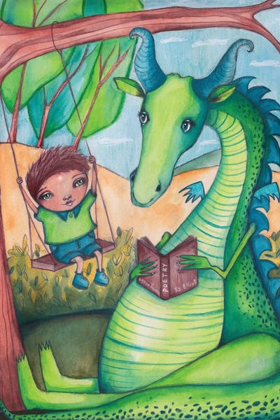 Reading: Reluctant Dragon by Tamara Laporte