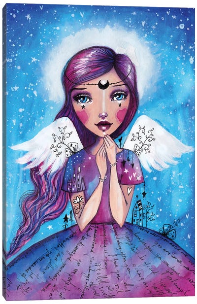 Art Angel Canvas Art Print - Tamara Laporte
