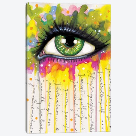 Sacred Eye Canvas Print #LPR170} by Tamara Laporte Canvas Wall Art