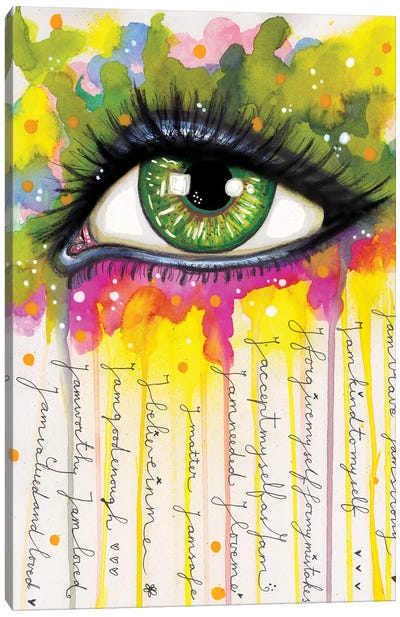 Sacred Eye Canvas Art Print - Tamara Laporte