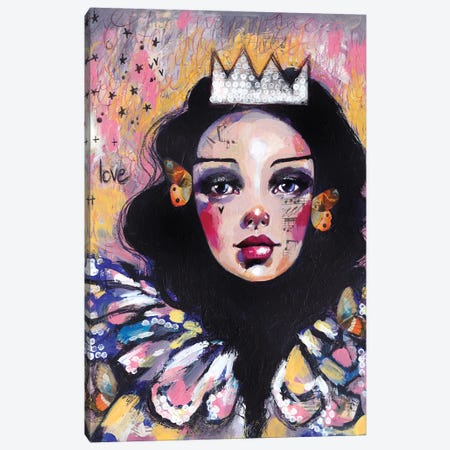 Sad Queen Canvas Print #LPR172} by Tamara Laporte Canvas Art