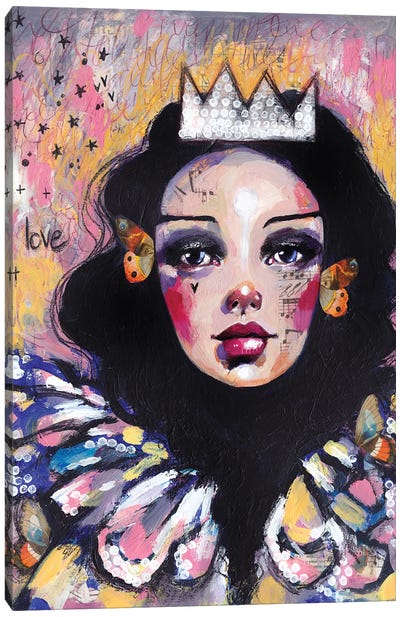Sad Queen Canvas Art Print - Tamara Laporte