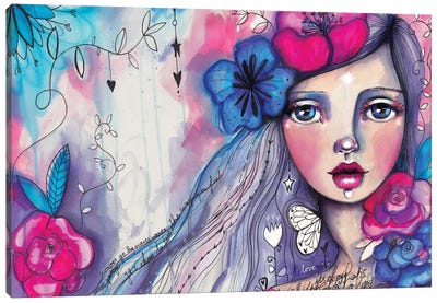 She Blooms I Canvas Art Print - Tamara Laporte