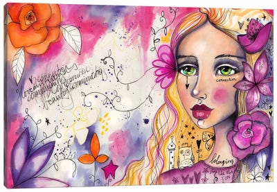 She Blooms II Canvas Art Print - Tamara Laporte