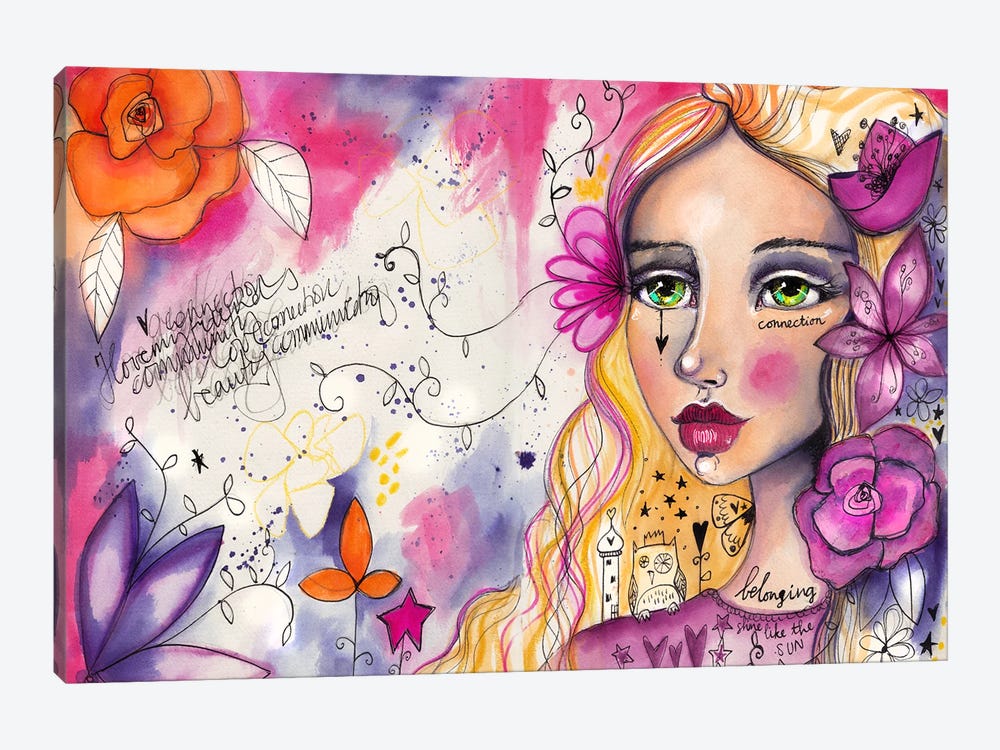 She Blooms II by Tamara Laporte 1-piece Canvas Art