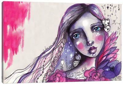 She Blooms IV Canvas Art Print - Tamara Laporte