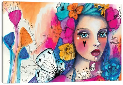 She Blooms V Canvas Art Print - Tamara Laporte