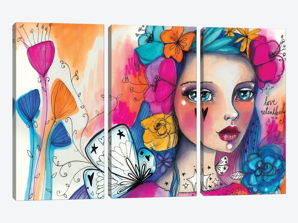She Blooms V by Tamara Laporte 3-piece Art Print