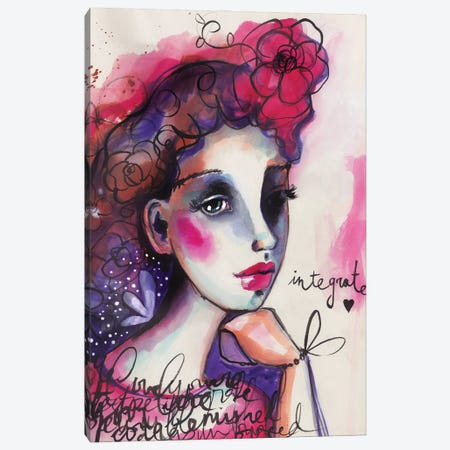 She Blooms VI Canvas Print #LPR178} by Tamara Laporte Canvas Art