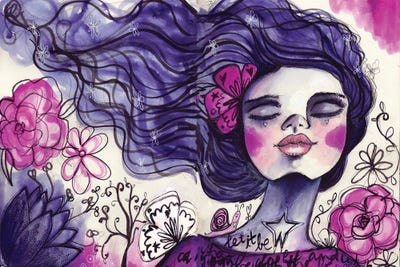 She Blooms VII by Tamara Laporte canvas print