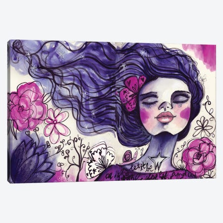 She Blooms VII Canvas Print #LPR179} by Tamara Laporte Canvas Artwork