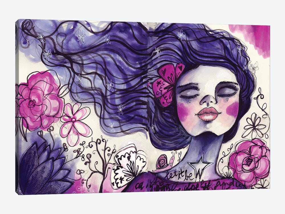 She Blooms VII by Tamara Laporte 1-piece Canvas Art Print