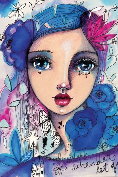 Butterflies and Flowers: She Blooms -Rose by Tamara Laporte