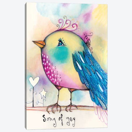 Song Bird Canvas Print #LPR187} by Tamara Laporte Canvas Artwork