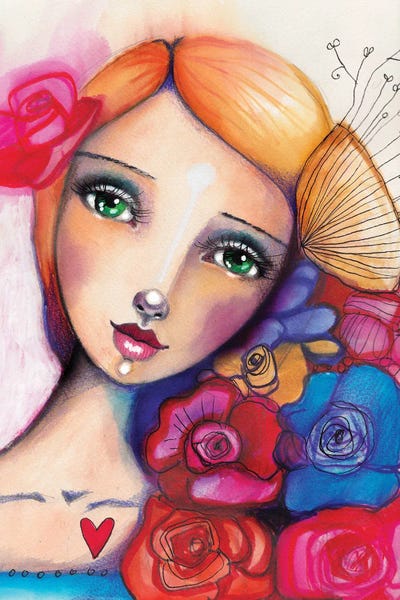 Spanish Beauty by Tamara Laporte canvas print