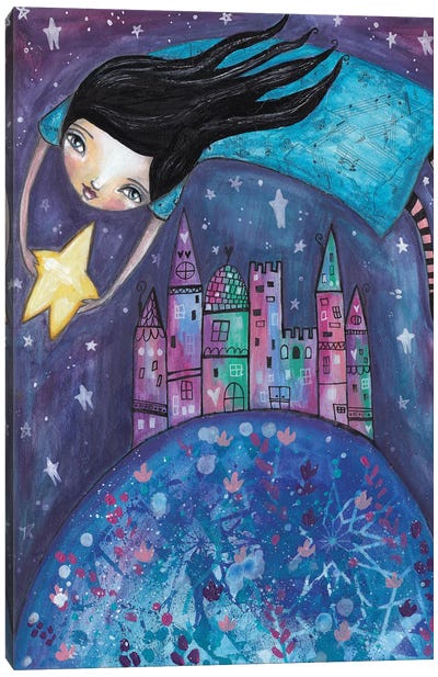 Star Flight Canvas Art Print - Castle & Palace Art
