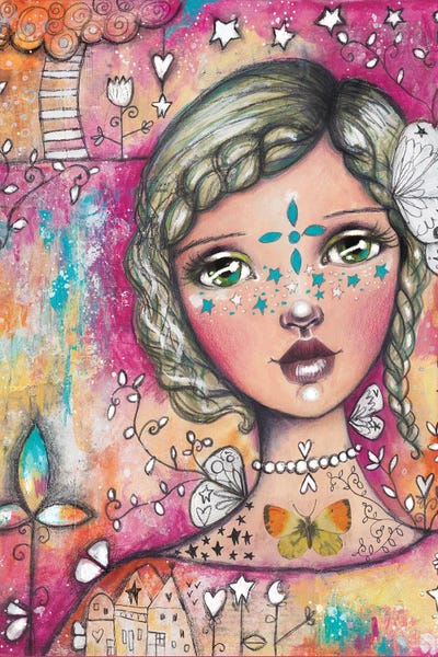 Star Girl II by Tamara Laporte canvas print