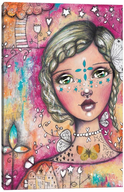 Star Girl II Canvas Art Print - Tamara Laporte