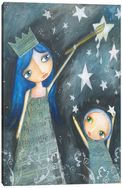 Star Painter Canvas Art Print - Tamara Laporte