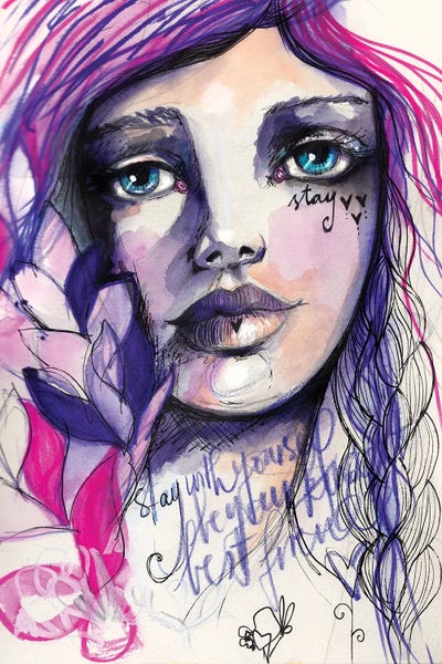 Stay by Tamara Laporte canvas print