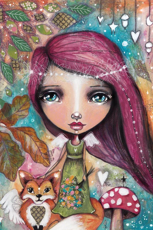 Autumn Fairy With Fox