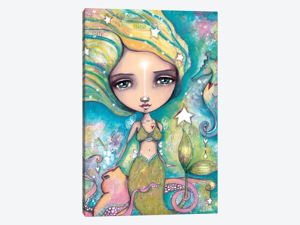 The Little Empowered Mermaid by Tamara Laporte 1-piece Canvas Print